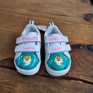 Baby Shark Custom Hand Painted Baby Shoes